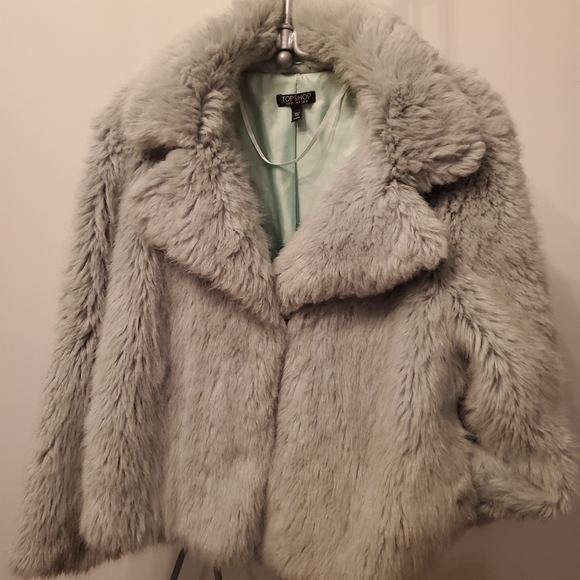 TOPSHOP mint fun faux fur - Picture 11 of 11